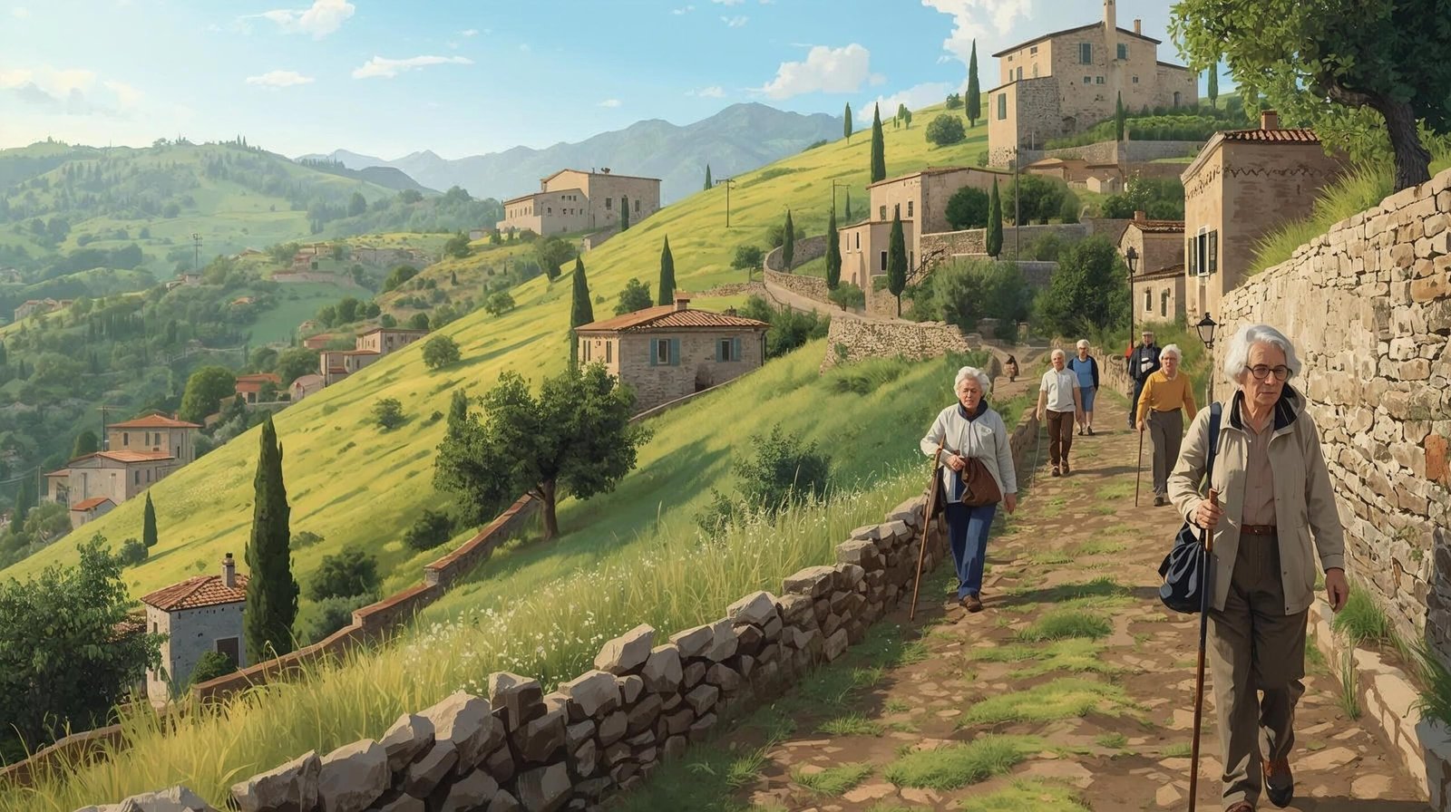 The Blue Zones Solution Review highlighting natural movement and active ageing in daily life