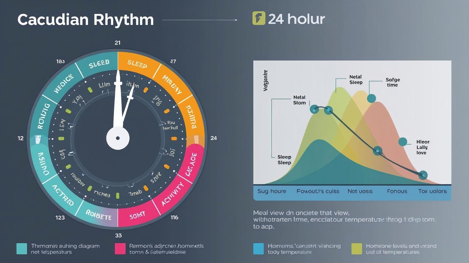 the circadian code 24-hour biological clock illustration