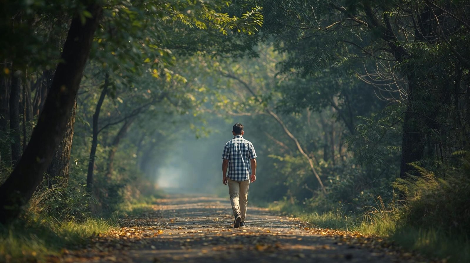 wherever you go there you are quote mindful walking in forest