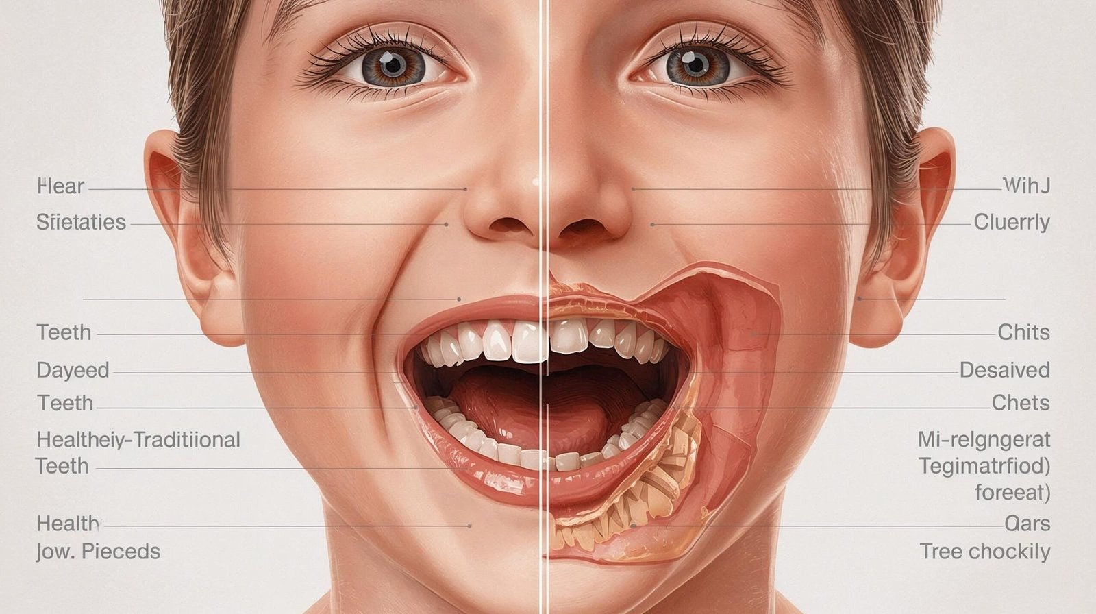 nutrition and physical degeneration demonstrated through dental health comparison