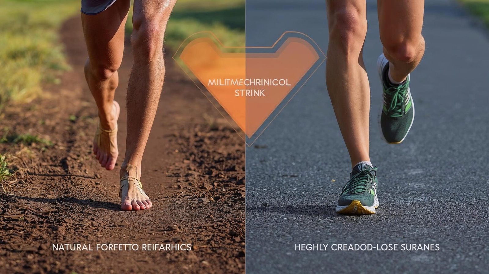 born to run book summary comparing barefoot running and modern cushioned shoes