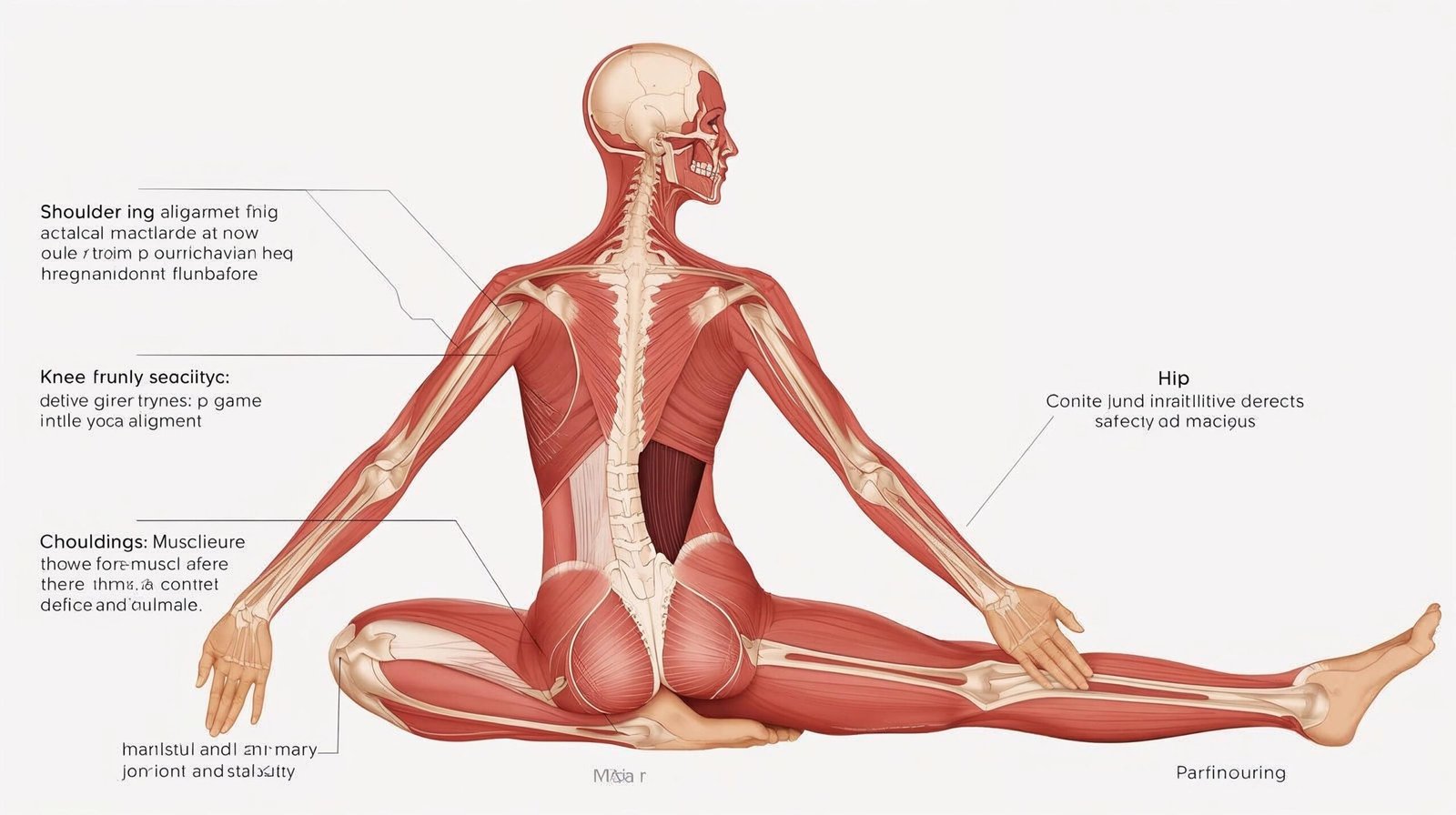 The Key Muscles of Yoga by Ray Long explaining joint protection through muscular support