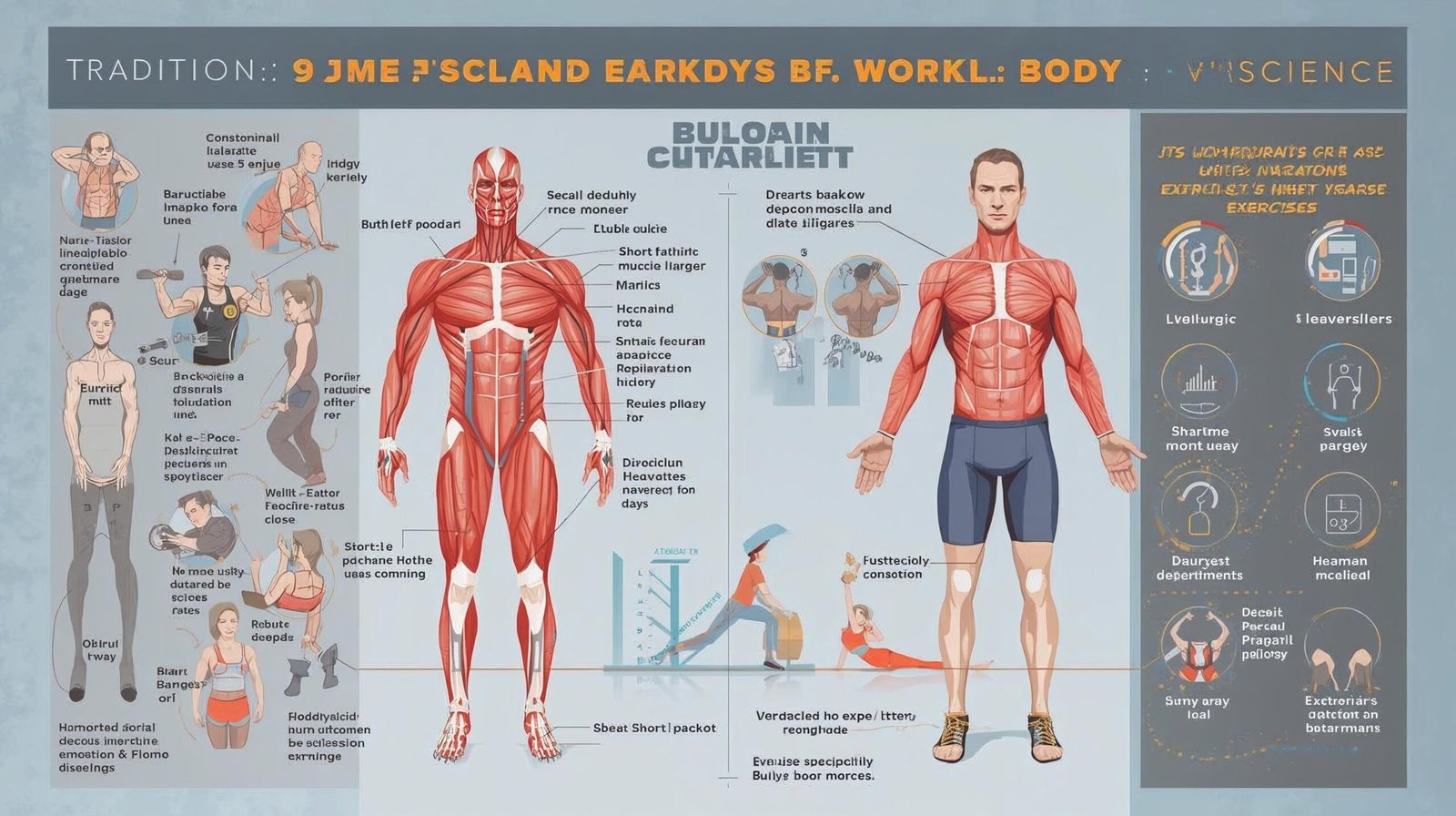 body by science efficiency diagram comparing high-intensity to traditional exercise