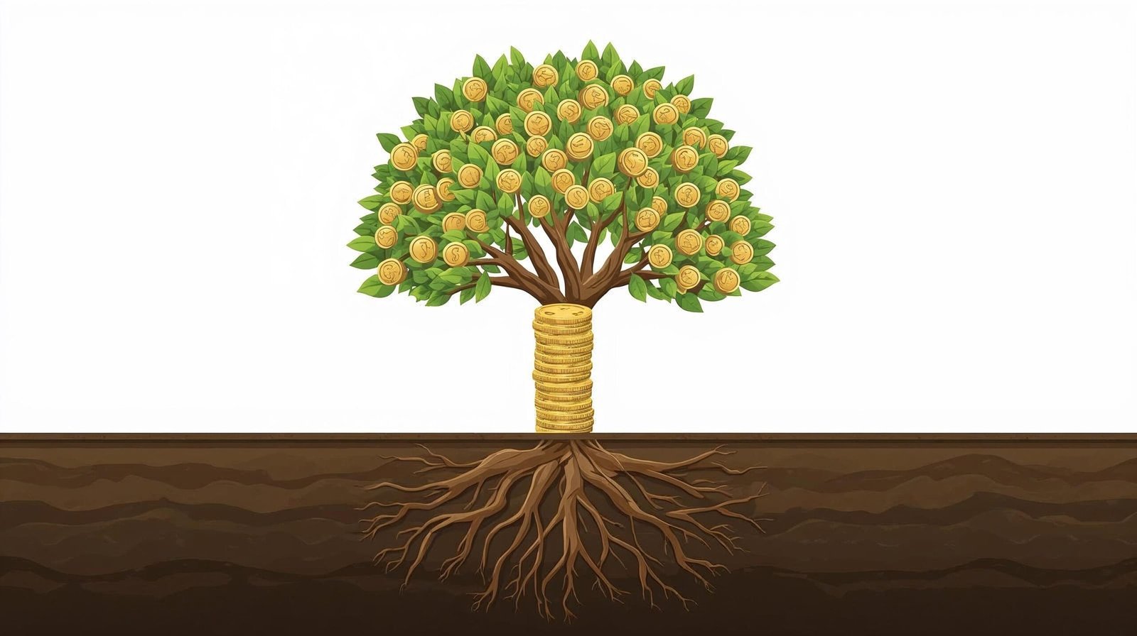 The Millionaire Next Door Summary symbolising invisible wealth growth through compounding