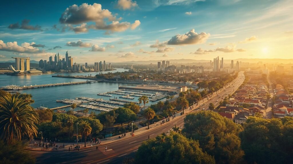 The blue zones of happiness showing harmonious cities designed for wellbeing and community living